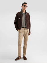 Dolce & Gabbana Beige Stretch Cotton Gabardine Trousers