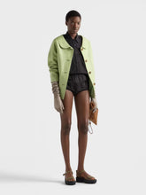 Prada Black Poplin Boy Shorts with Patch Pockets