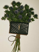 Saint Laurent Black Cassandre Envelope Chain Wallet