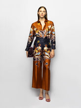 Paula Ametista Soulprint Printed Silk Twill Shirt