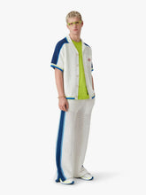 Casablanca White Blue Mesh Track Pants