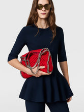 Stella McCartney Lipstick Red Falabella Mini Mesh Tote