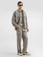 Dolce & Gabbana Grey Virgin Wool Canvas Shirt