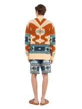 Alanui Sunrise Golden Dusk Jacquard Cardigan
