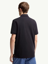 Moncler Dark Blue Cotton Piqué Polo Shirt