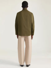 Givenchy Khaki Cotton Couture Seam Overshirt