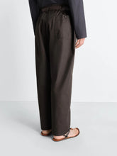 Lemaire Ristretto Brown Tapered Workwear Cotton Twill Pants