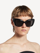 Balenciaga Black Diva Butterfly Acetate Sunglasses