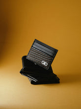 Ferragamo Brown and Black Woven Leather Card Holder