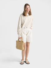 Prada Natural Small Crochet Tote Bag