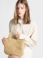 Prada Natural Small Crochet Tote Bag
