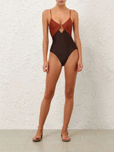 Zimmermann Aster Diamond Cut-Out Swimsuit