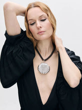 Julietta Holbox Garnet Shell Pendant Necklace