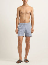 Orlebar Brown Nova Blue Seersucker Bulldog Swim Shorts
