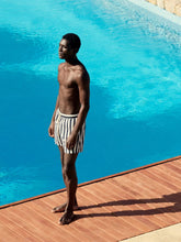 Orlebar Brown Night Iris Stripe Boxer Swim Shorts