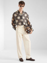 Fendi Beige Wool Gabardine Tailored Trousers