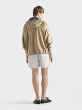 Prada Camel and Aviation Blue Re-Nylon Reversible Jacket
