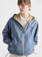 Prada Camel and Aviation Blue Re-Nylon Reversible Jacket