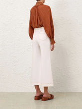 Zimmermann Vintage Cream Roselight Flare Jeans