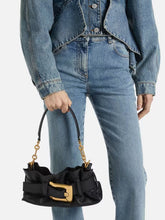 Balmain Black Mini Anthem Smooth Leather Bag