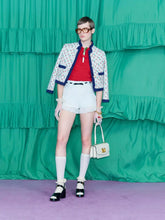 Valentino Garavani Paris Red Cotton Top with Cherry Detail