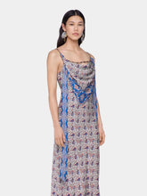 Rabanne Bandana Paisley Satin Maxi Dress