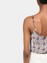 Rabanne Bandana Paisley Satin Tank Top