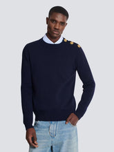 Balmain Navy Eco-Cashmere Knit Jumper