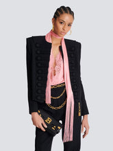 Balmain Black B-Buzz 23 Calfskin Pouch