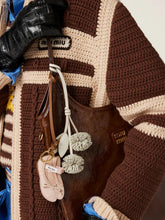 Miu Miu Water Lily Miu Ballet Leather Keychain