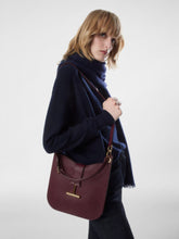 Tara Small Shoulder Bag in Red Plum