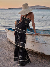 Johanna Ortiz Orilla Del Mar Cotton Halter Dress