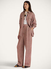 La DoubleJ Brooklyn Color Block Linen Corduroy Trousers