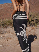 Johanna Ortiz Iconic Black Ancestral Palm Pareo