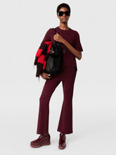 Stella McCartney Bordeaux Knit Flared Trousers