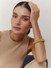 Paola Sighinolfi Palini 18k Gold-Plated Textured Bracelet