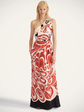 La DoubleJ Phoenix Placée One-Shoulder Silk Dress