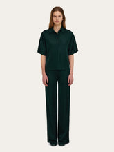 Ferragamo Moss Green Knitted Viscose Polo