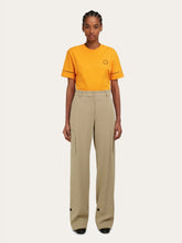 Ferragamo Sand Silk Blend Cargo Trousers