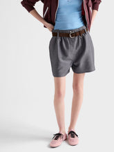 Prada Peach Re-Nylon and Suede Collapse Sneakers