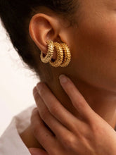 Paola Sighinolfi Electra 18k Gold-Plated Textured Ear Cuff