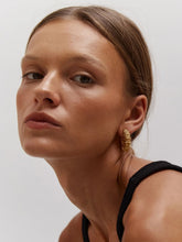 Paola Sighinolfi Amulet 18k Gold-Plated Midi Hoop Earrings