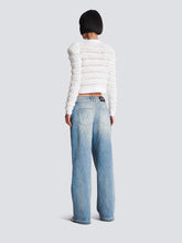 Balmain Blue Diamond Straight-Fit Denim Jeans