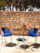 Honoré Ocean Blue Outdoor Chair with Canvas