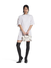 Balenciaga Le City Mini Bag in Optic White Lambskin Leatherskin