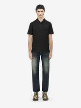 Alexander McQueen Black Logo Embroidered Cotton Polo