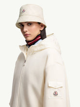 Moncler Light Beige Diamond-Quilted Bucket Hat