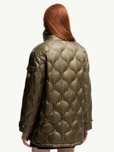 Moncler Olive Green Lombi Quilted Down Jacket