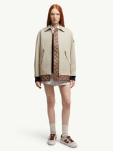 Moncler Beige Felci Padded Cotton Shirt Jacket