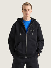 Givenchy Black Zipped Sweatshirt in Fleece